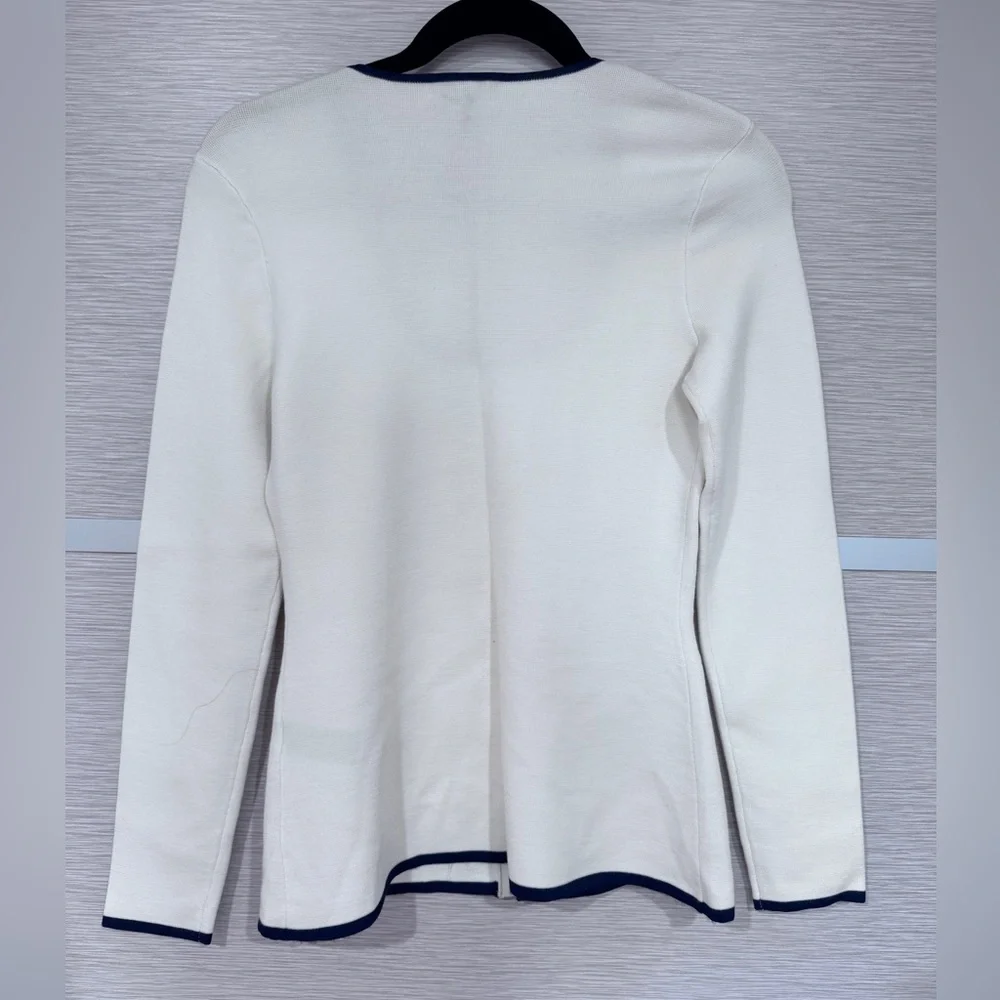 NWT $398 RAG & BONE Ella Wool-Blend Front-Zip Cardigan in XS - Picture 6 of 12